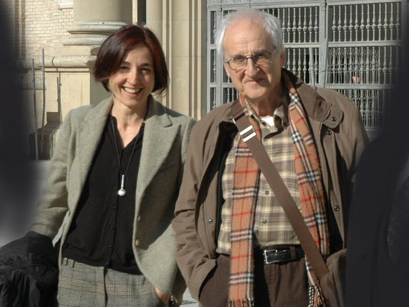 José María Arrizabalaga con su hija Eva